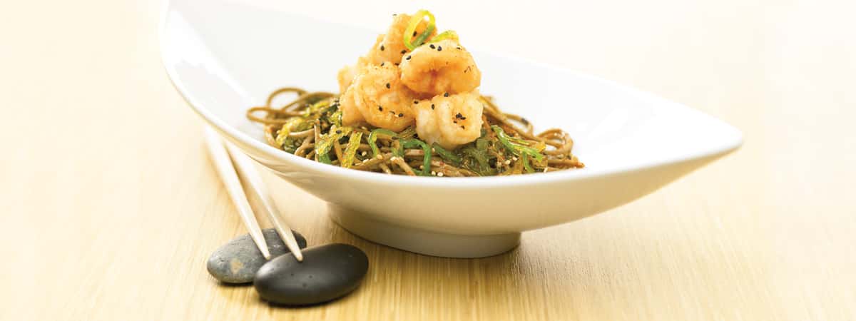 Shrimp & noodles