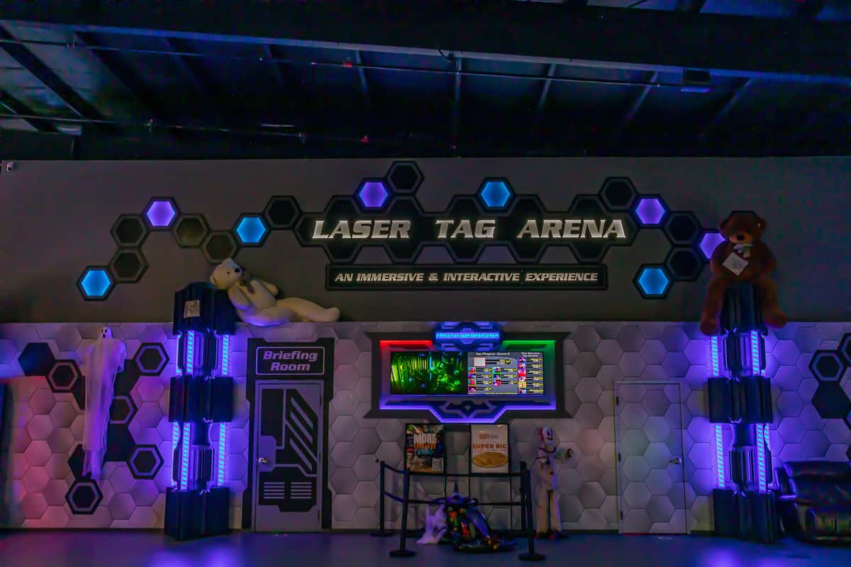 laser tag arena