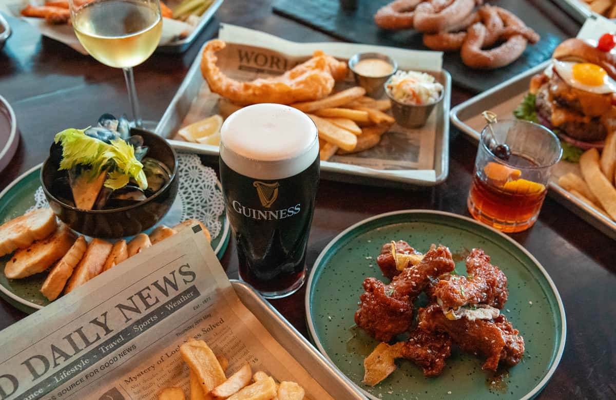 All pub food