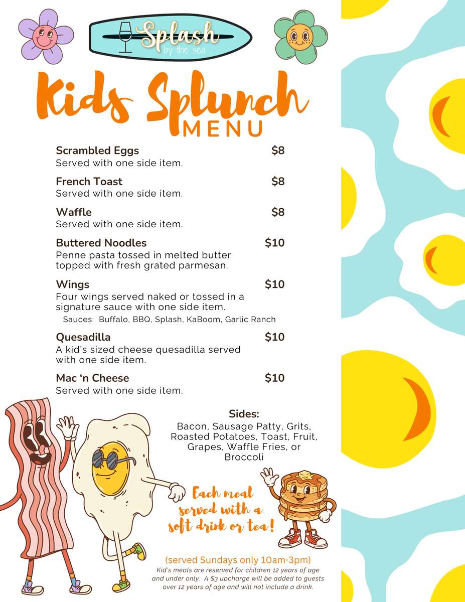 Kids Menu