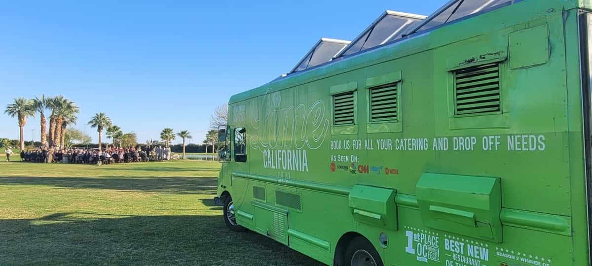 The Lime Truck at event