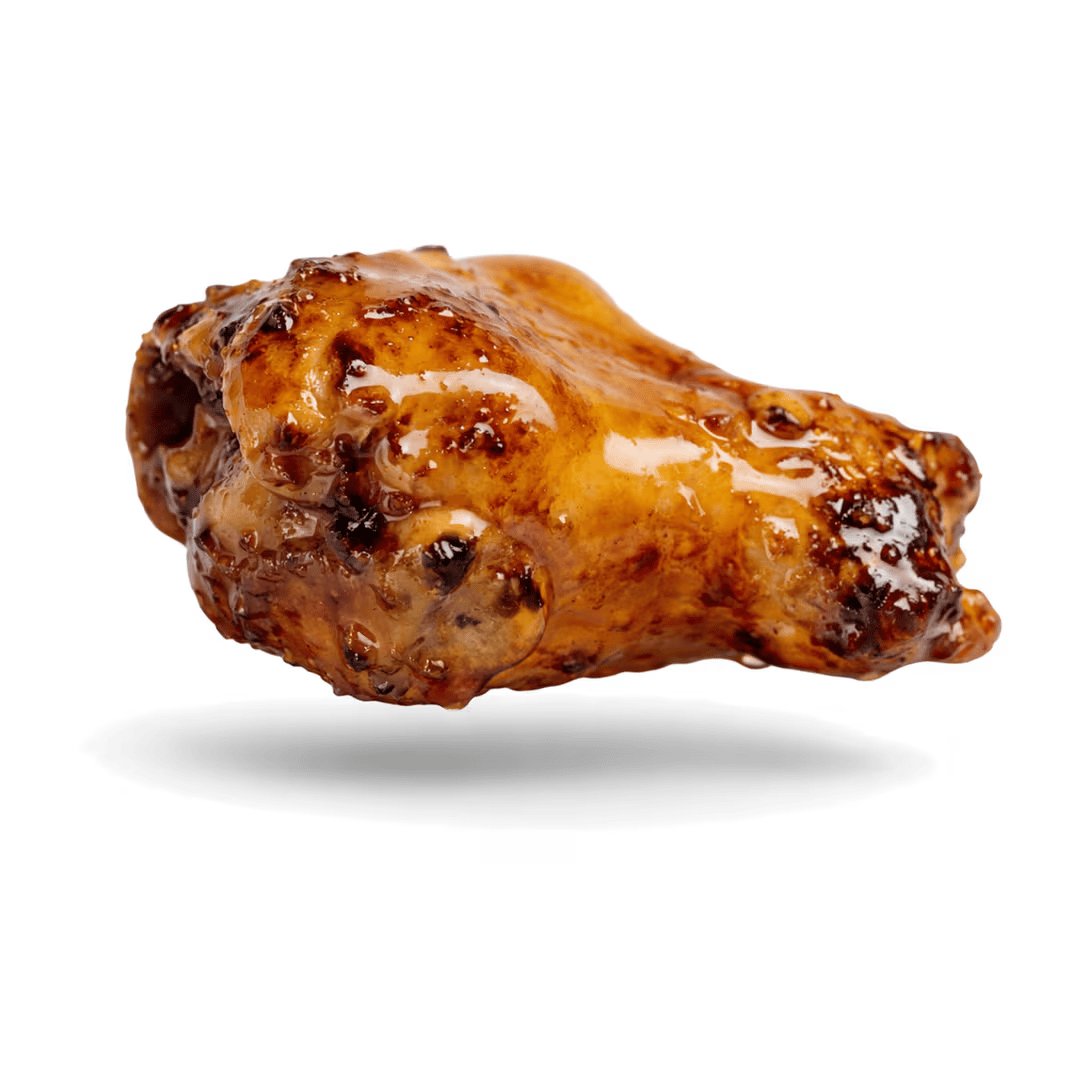 Mustard Mayhem flavored chicken wing
