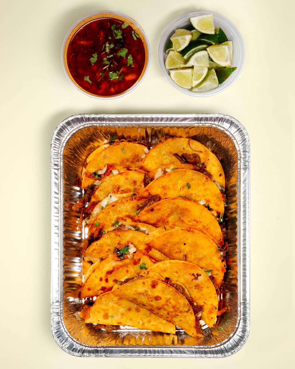 Birria Tacos Catering Tray
