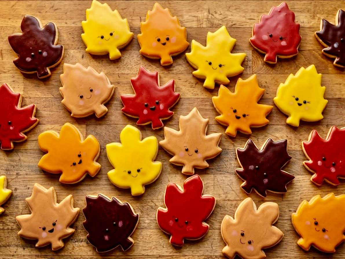 Fall cookies
