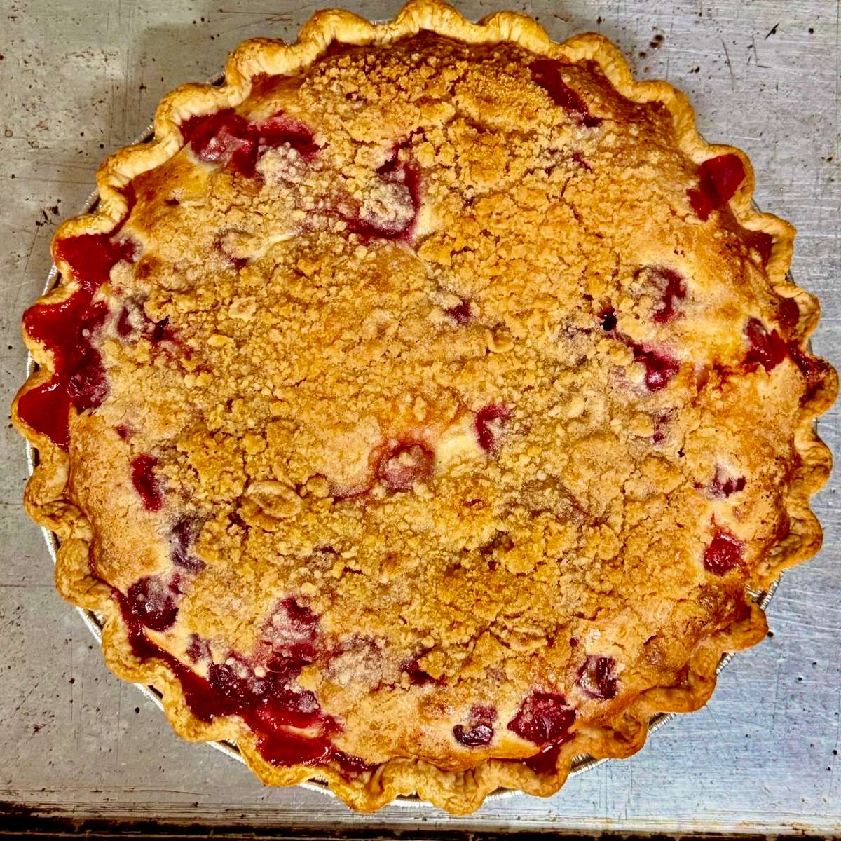 Cherry Custard Pie