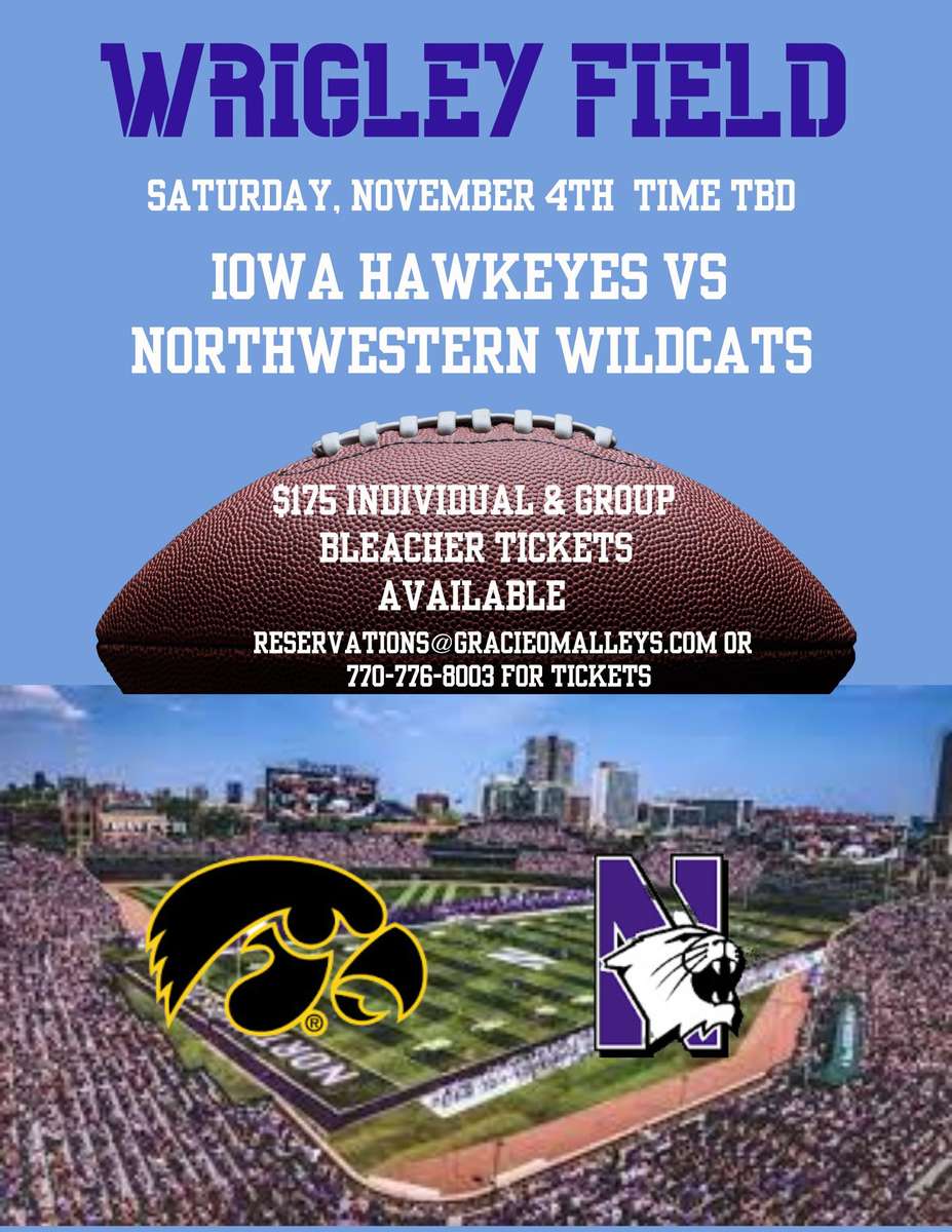 Iowa Football: Hawkeyes headed to Wrigley Field vs. Northwestern