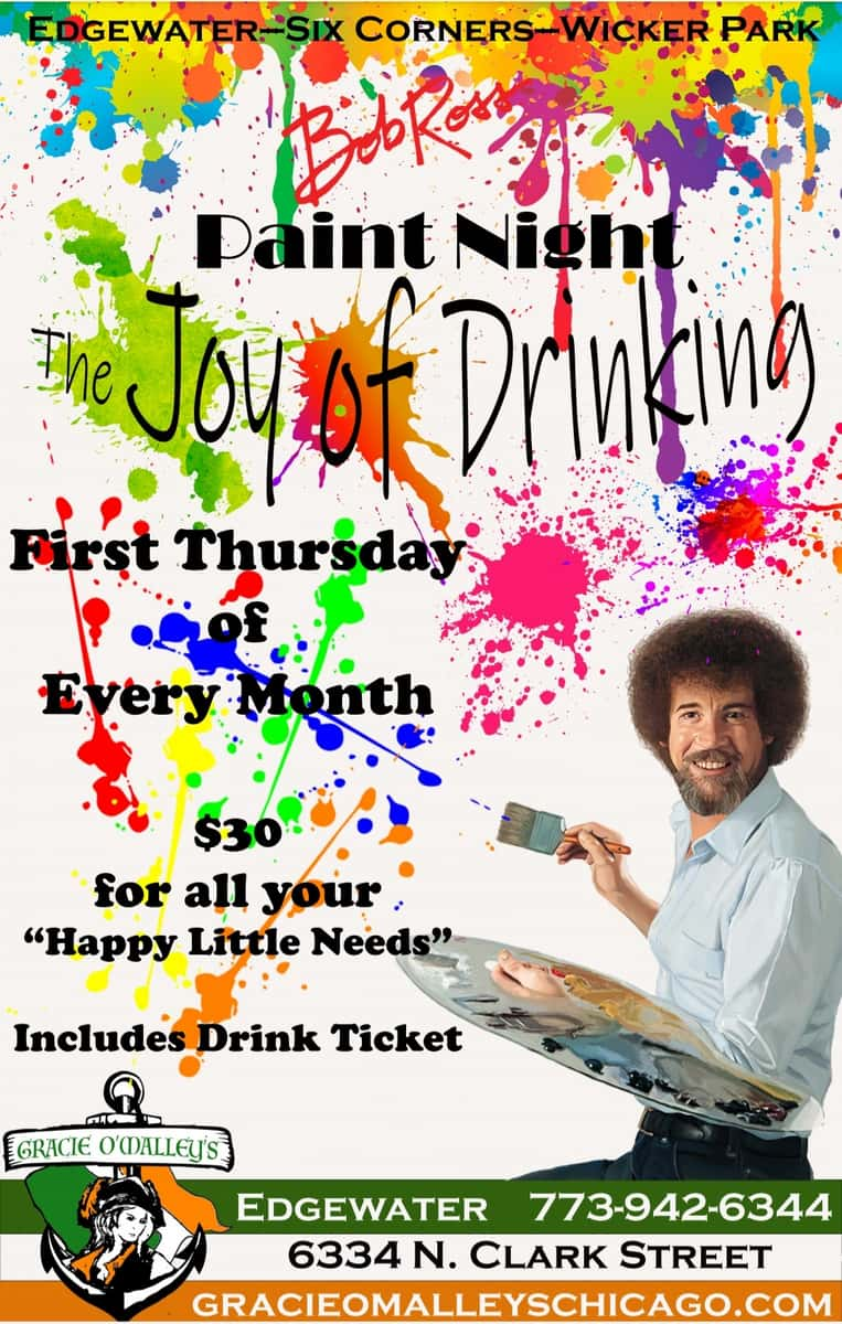 BOB ROSS PAINT NIGHT