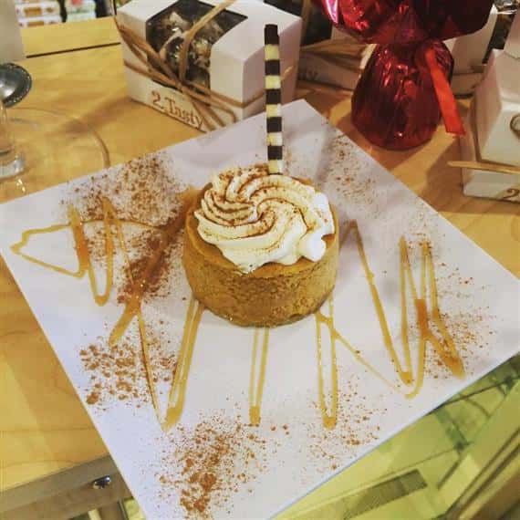 cake with frosting with caramel
