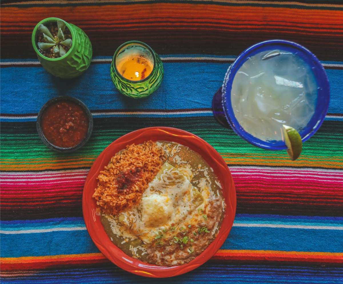 margarita and dinner