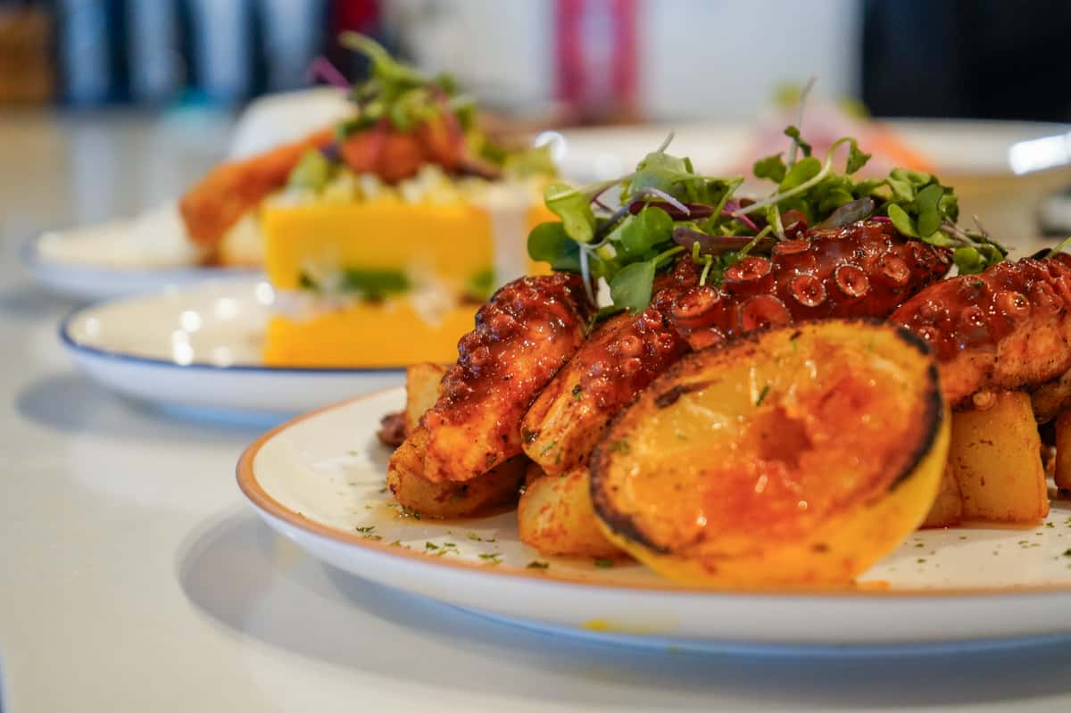 Pulpo a la parrilla