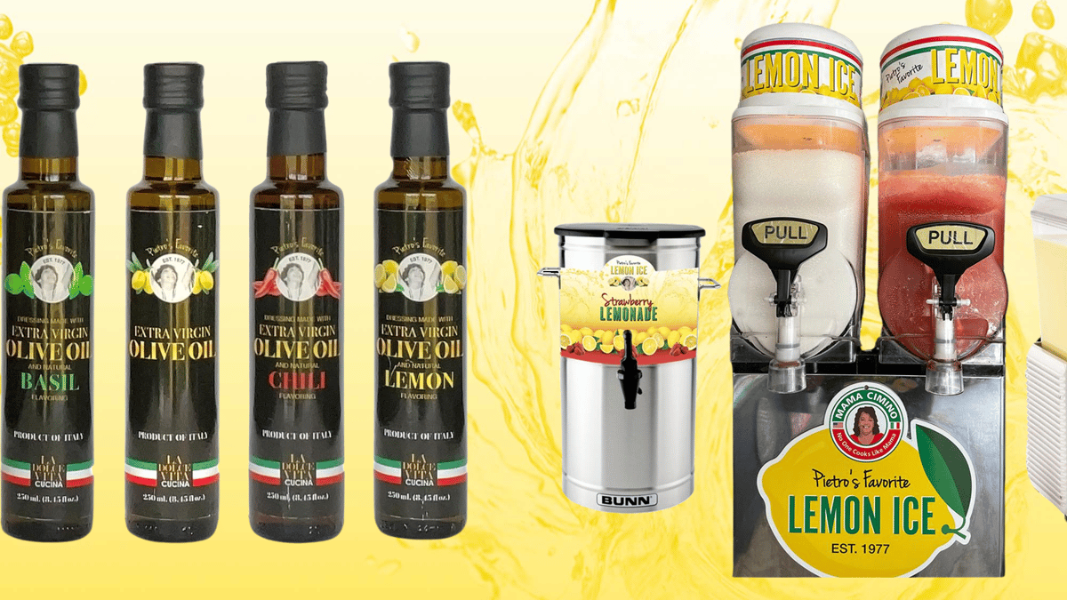 wholesale catalog with bulk olive oil and lemonade concentrate