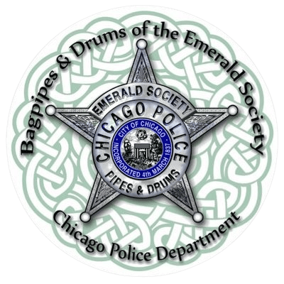 Chicago police Bagpipes & Drums of the Emerald Society