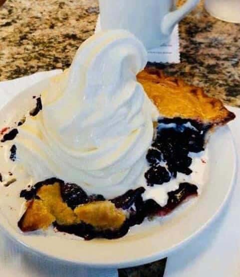 Blackberry Pie Ala Mode