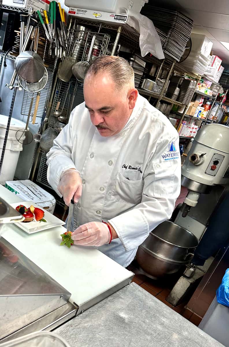 Chef in kitchen