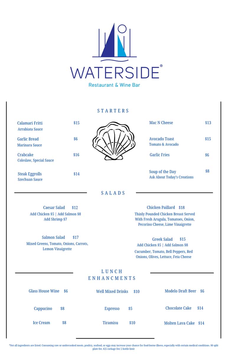 Lunch Menu