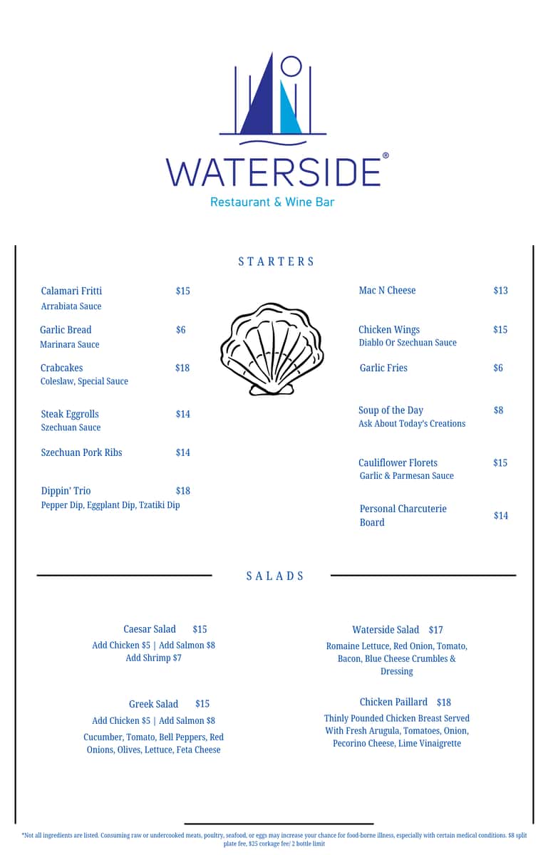 Dinner Menu