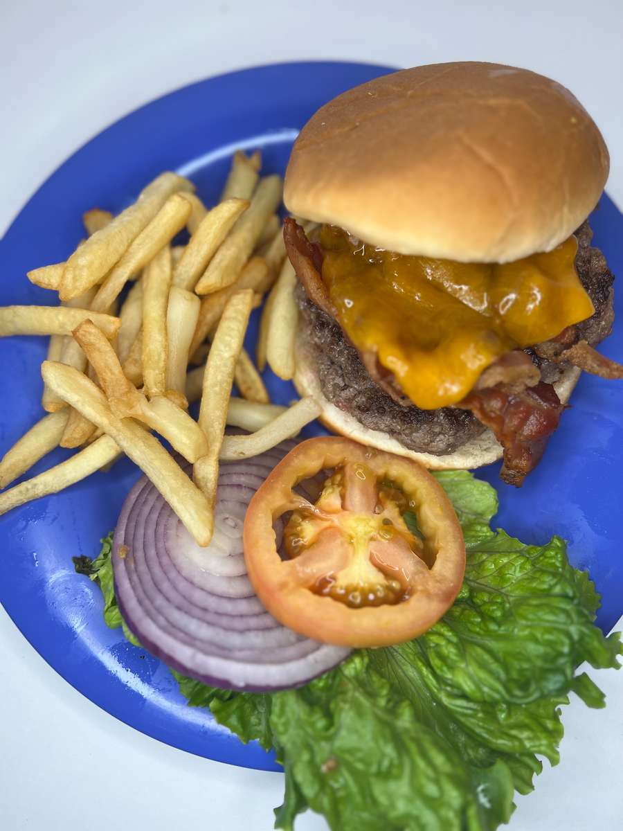 bacon cheeseburger