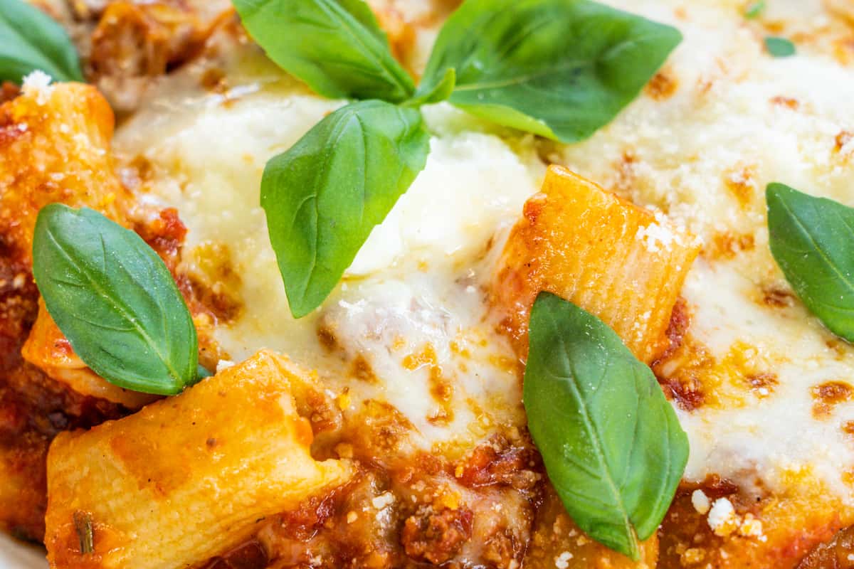 rigatoni bolognese