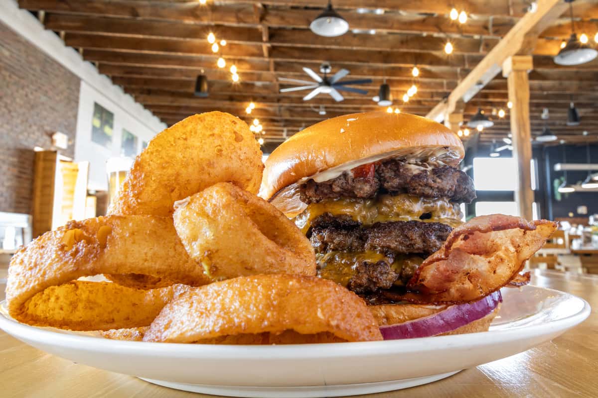 Double bacon cheeseburger