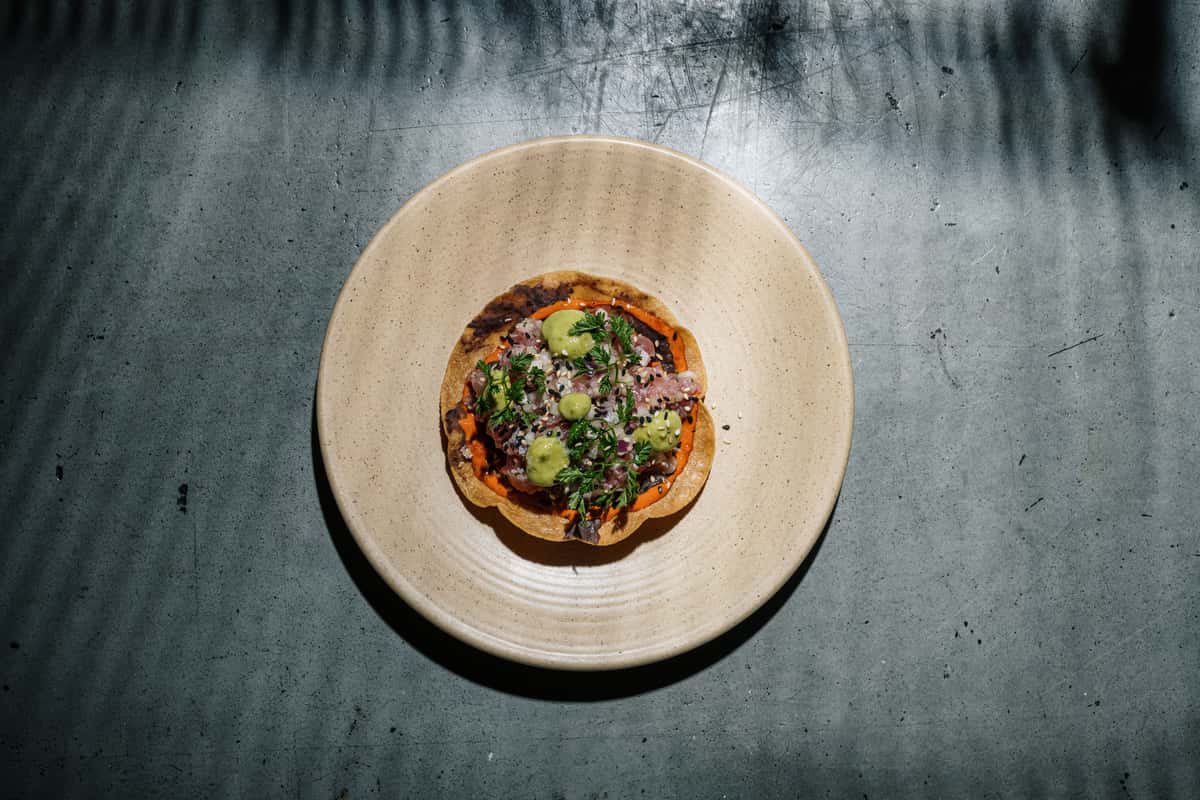 tuna tostada