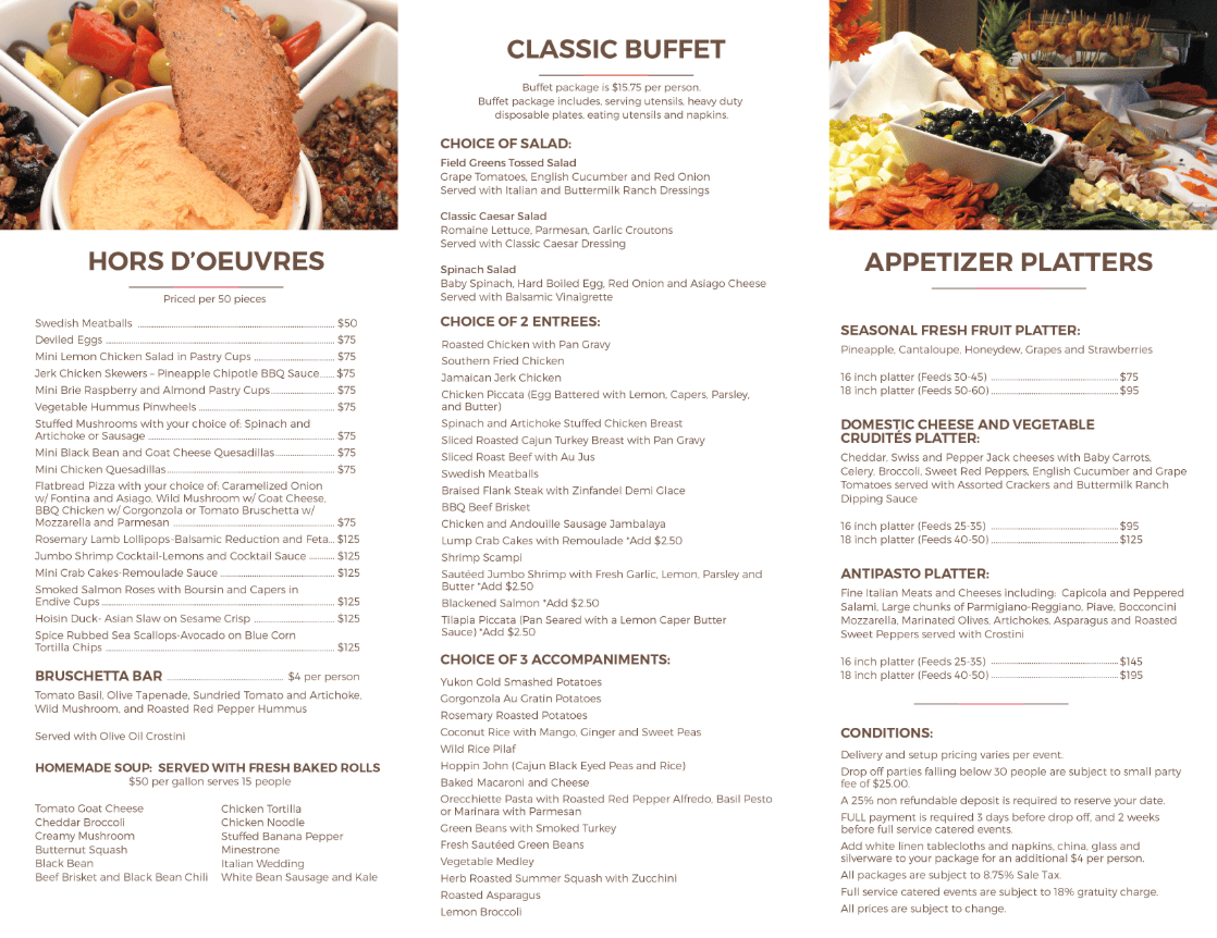Downloaded menu