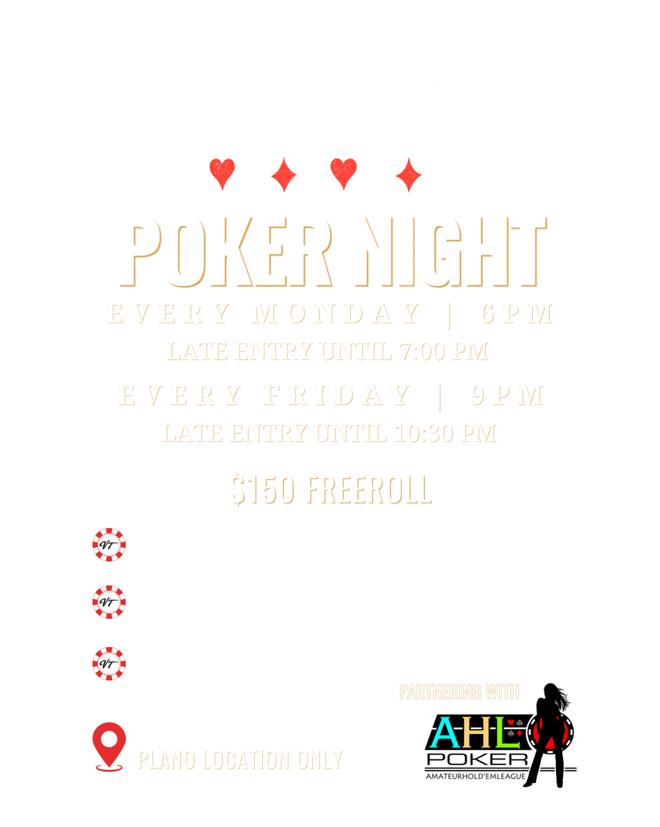VT PLANO - Poker Night