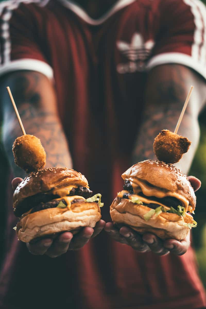 Two burgers
