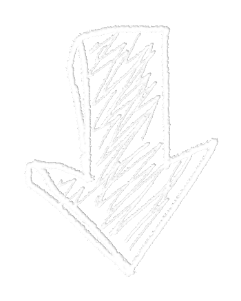 illustration of a 3-dimensional arrow pointing down