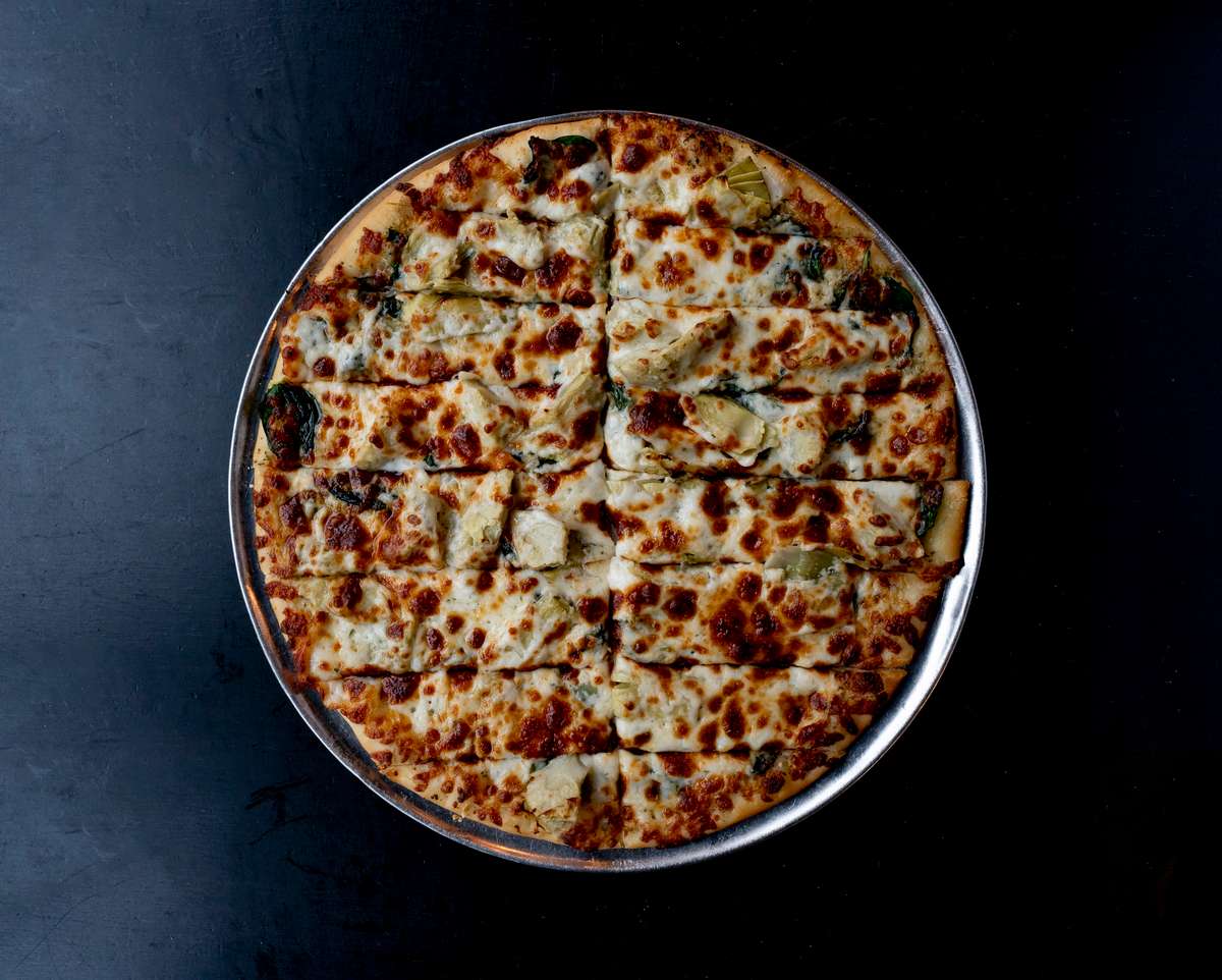 Spinach Artichoke Pizza