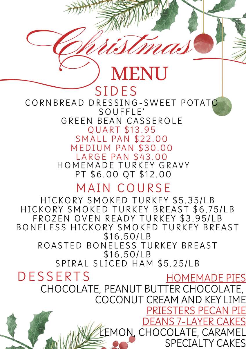 Price List 