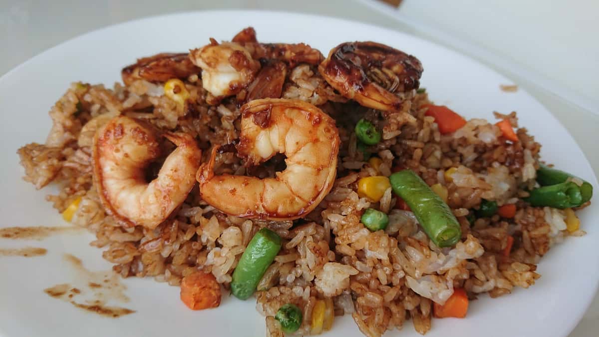 shrimp and rice
