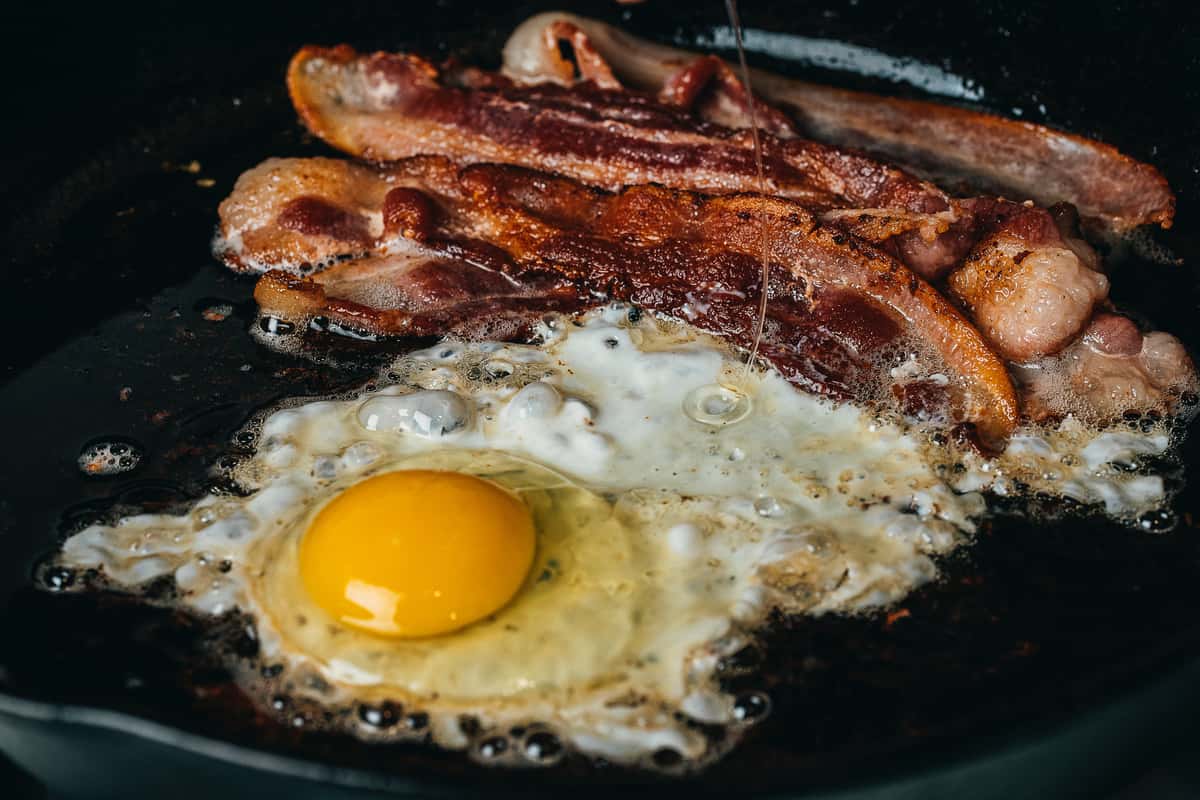 Eggs and bacon