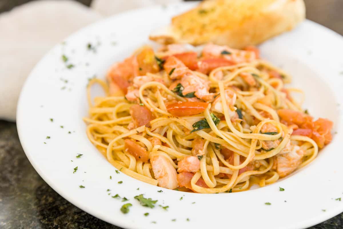 salmon pomodoro