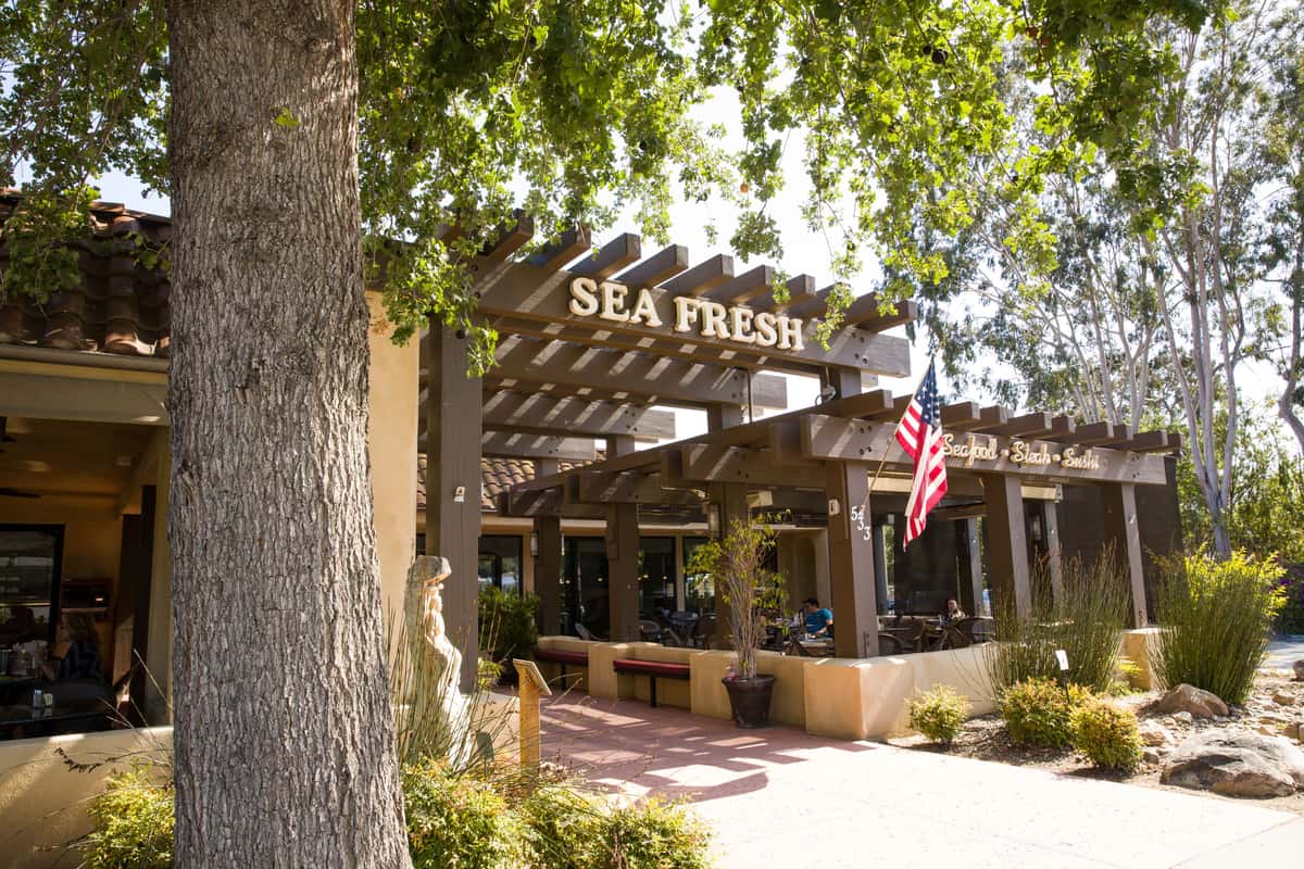 exterior of restaurant