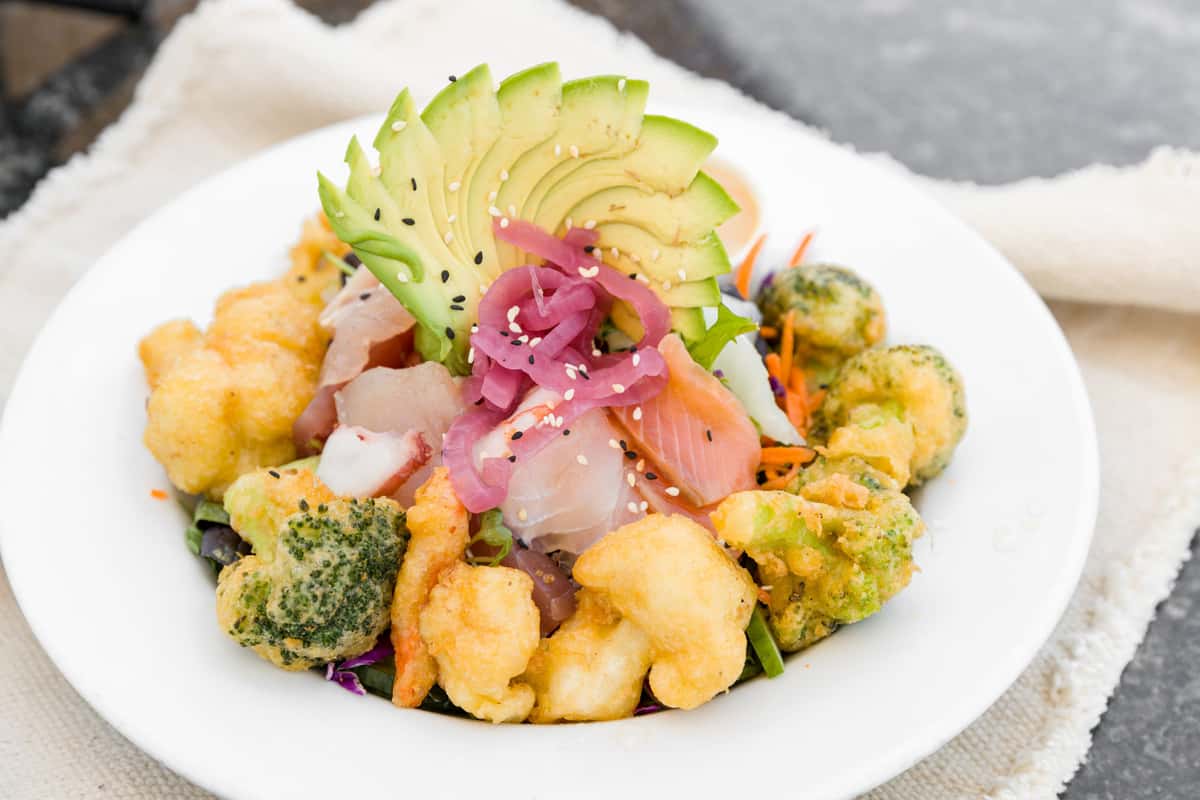 sashimi salad