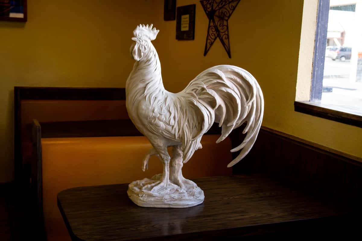 interior rooster