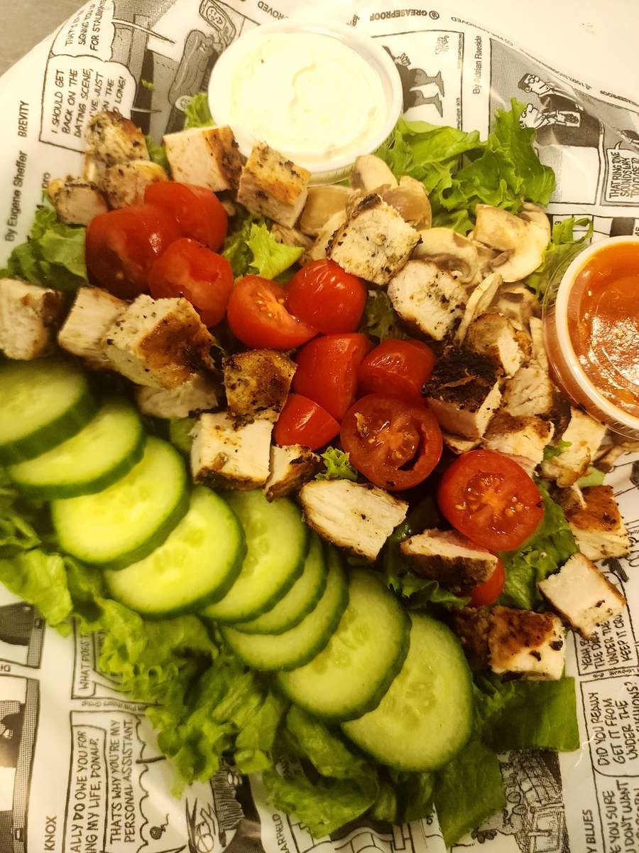 Grilled chicken salad