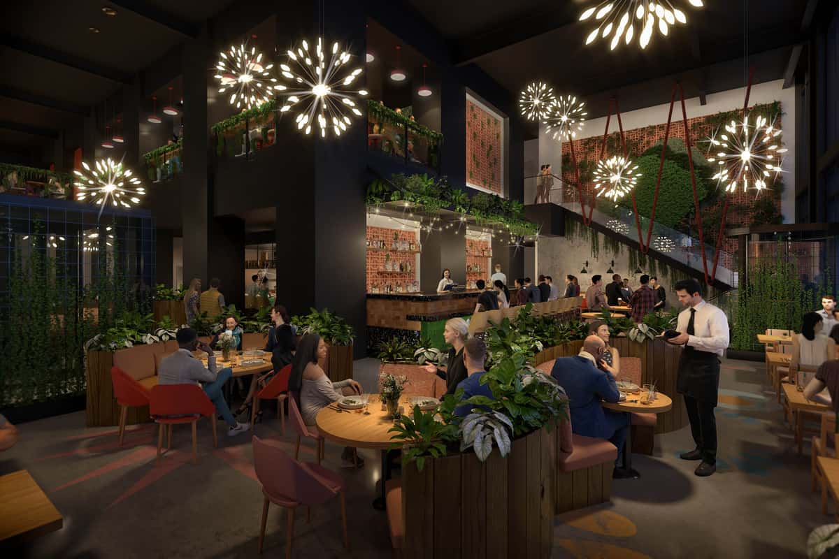 interior dining room rendering