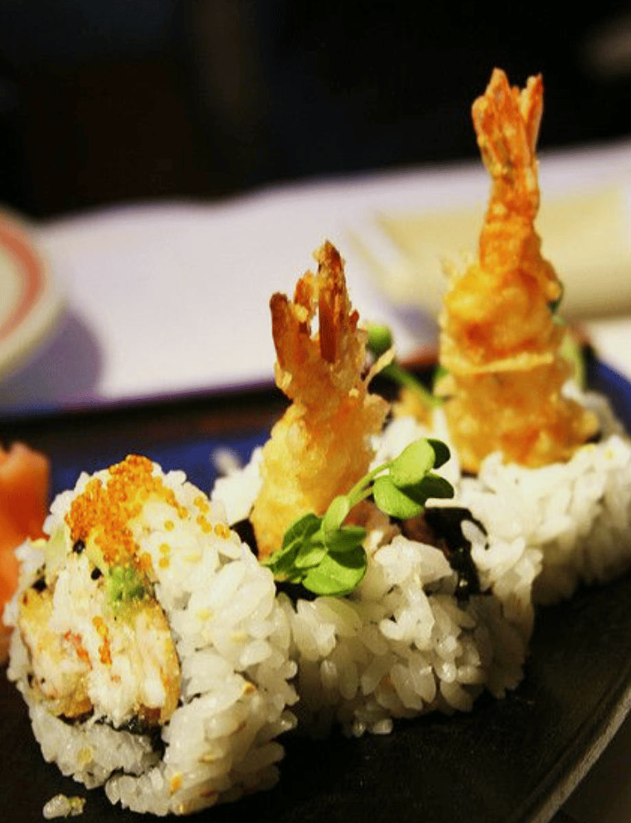 Shrimp Tempura Roll - Dinner at the Zoo