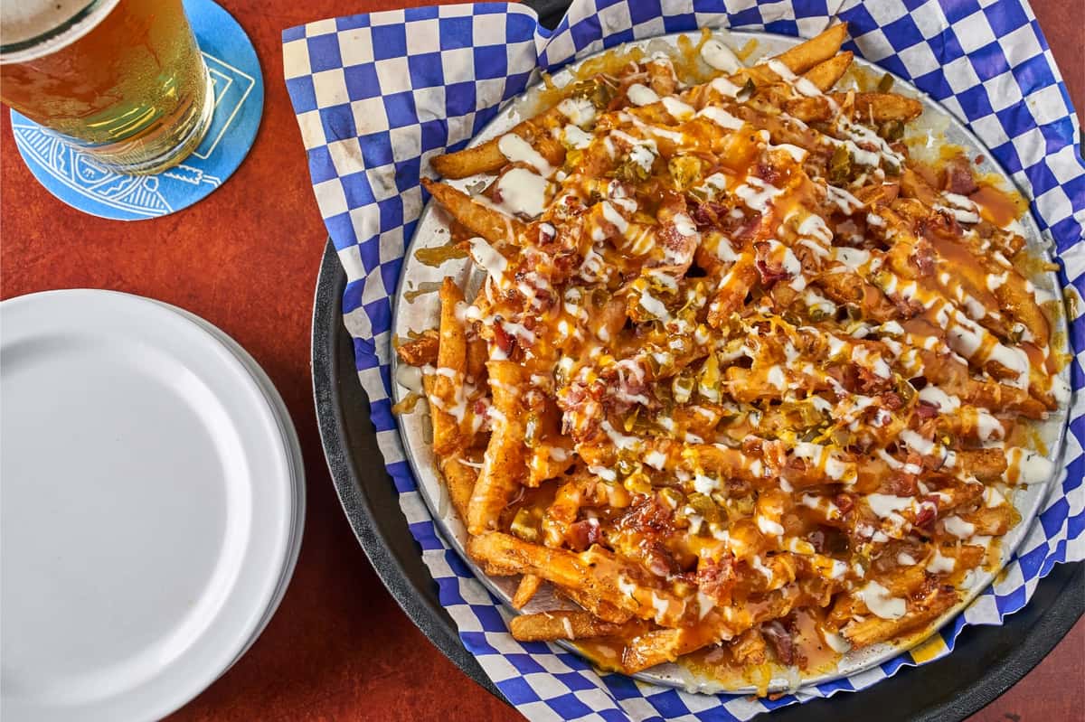 fries and beer