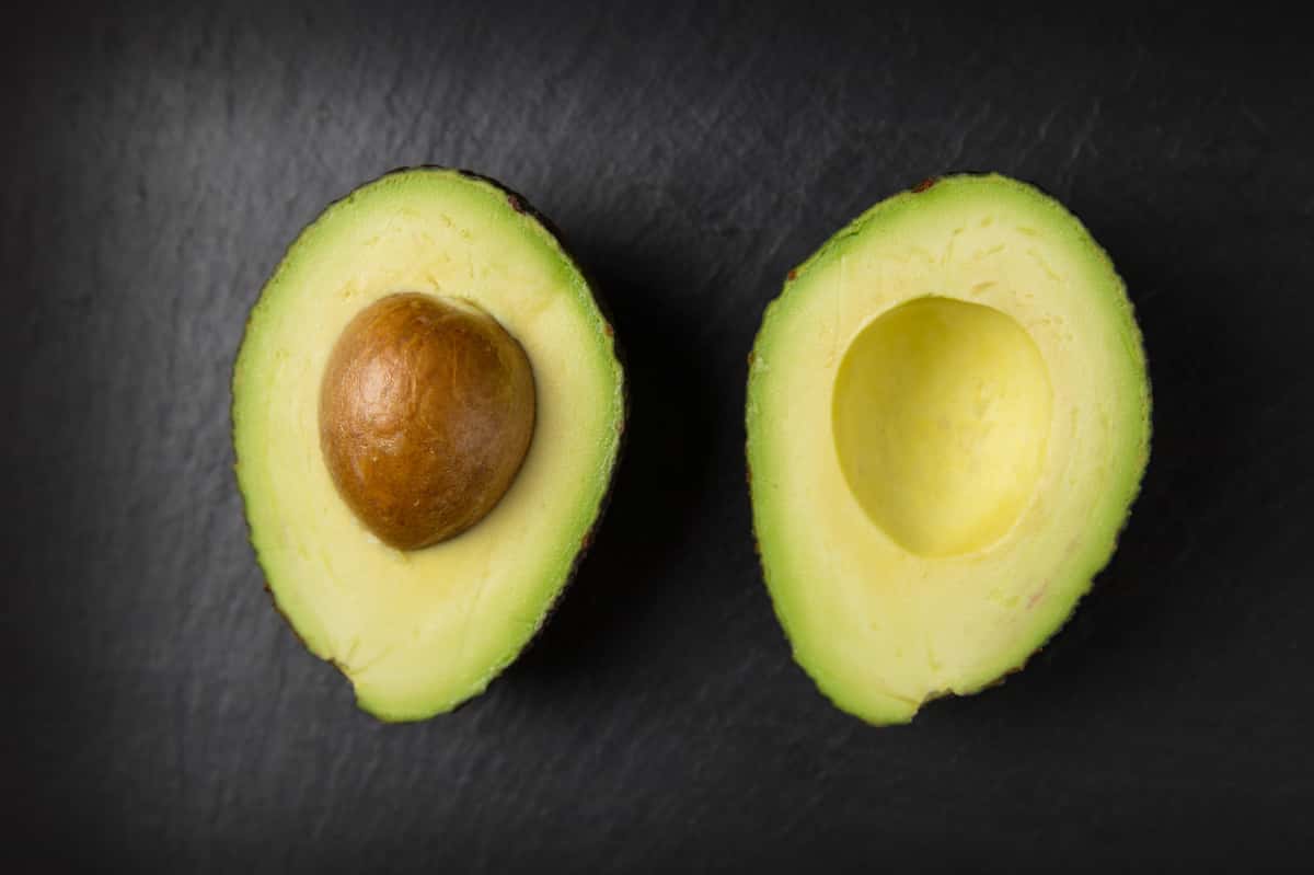 sliced avocado