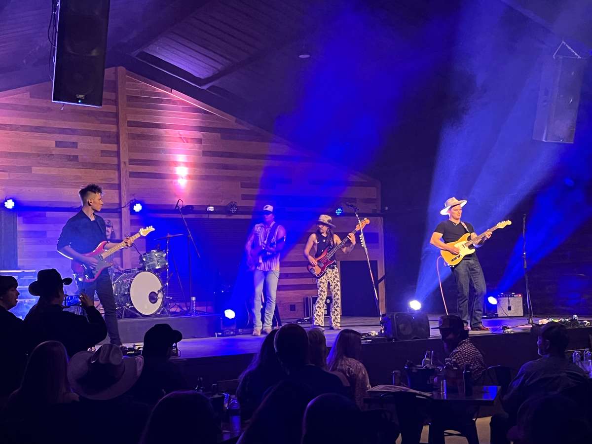 band on stage