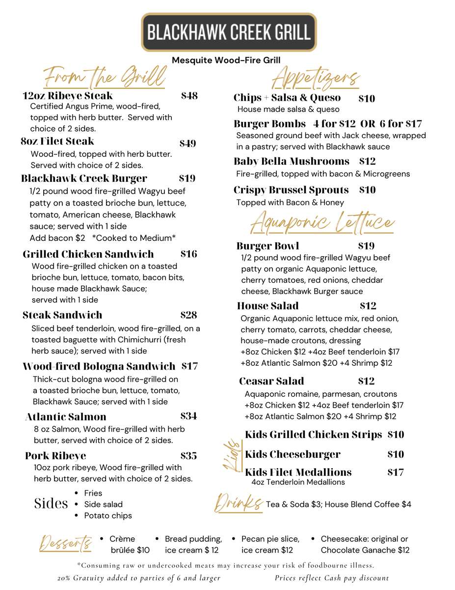 lunch menu 3/26