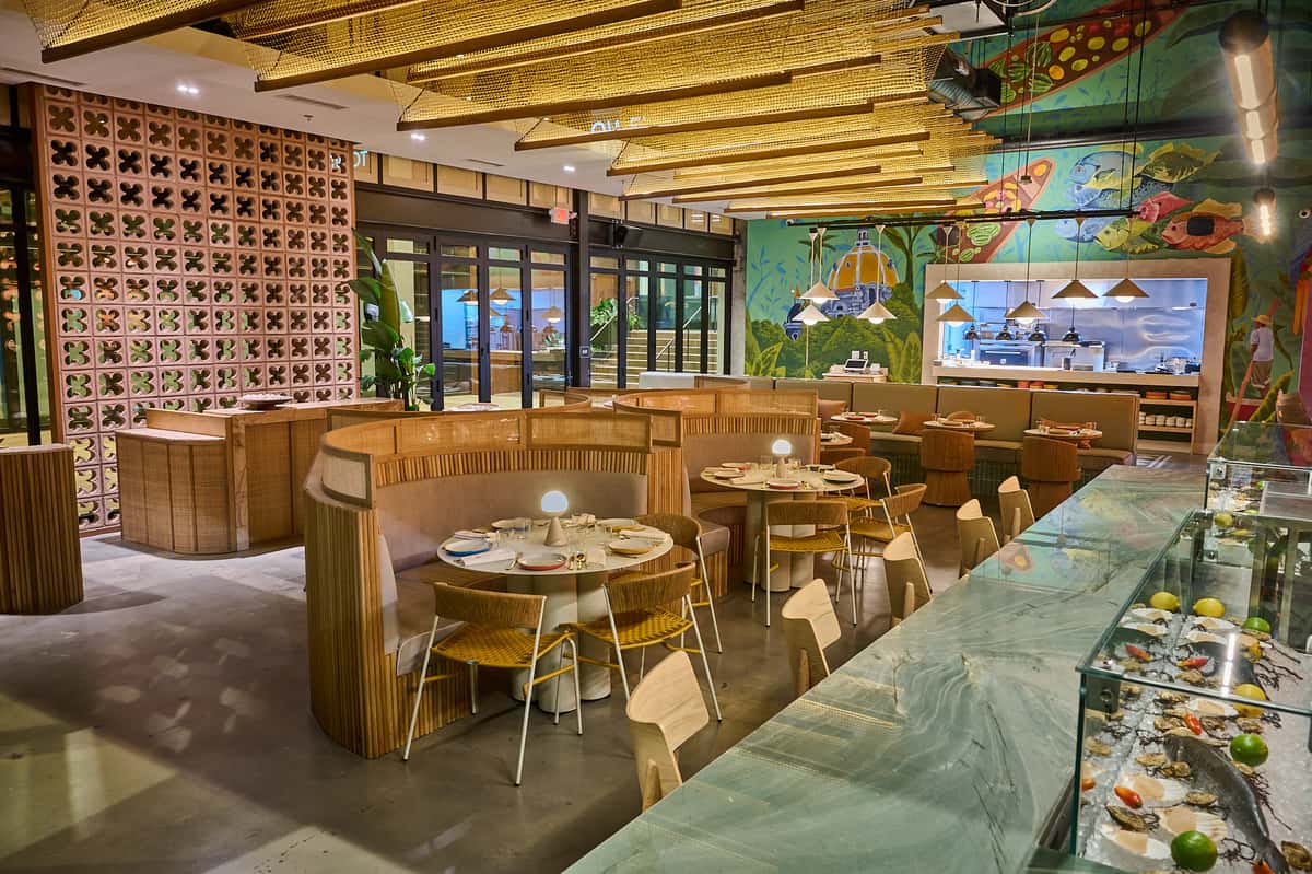 Interior restaurant photo, Madre Selva, Atlanta, Georgia.