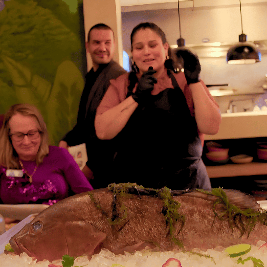 Chef Mayra ceviche class