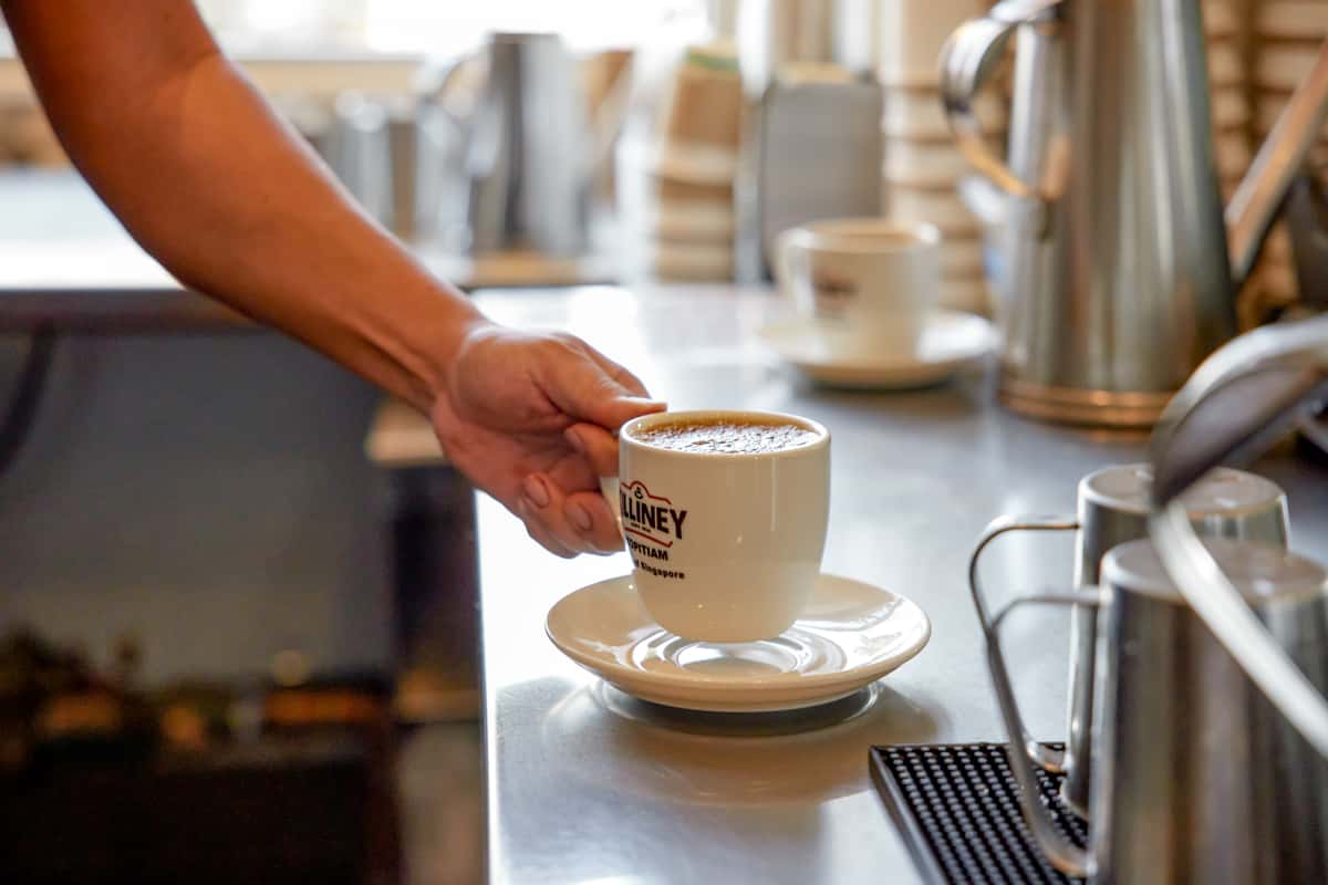 coffee being served by staff