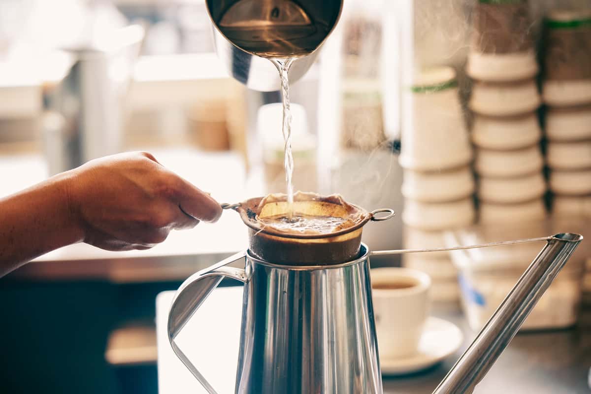 staff preparing coffee