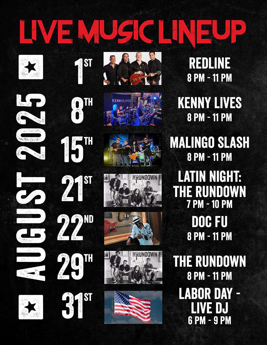 Rock & Brews Orlando Live Music for August 2025