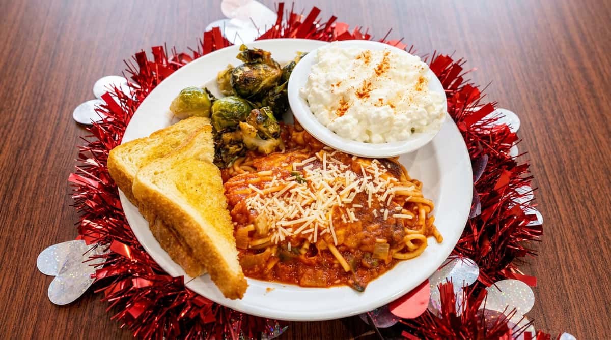 spaghetti meal
