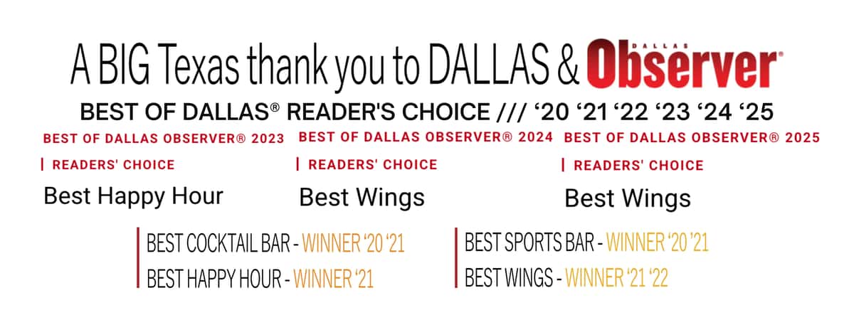 Dallas Observer Readers Choice winner Banner